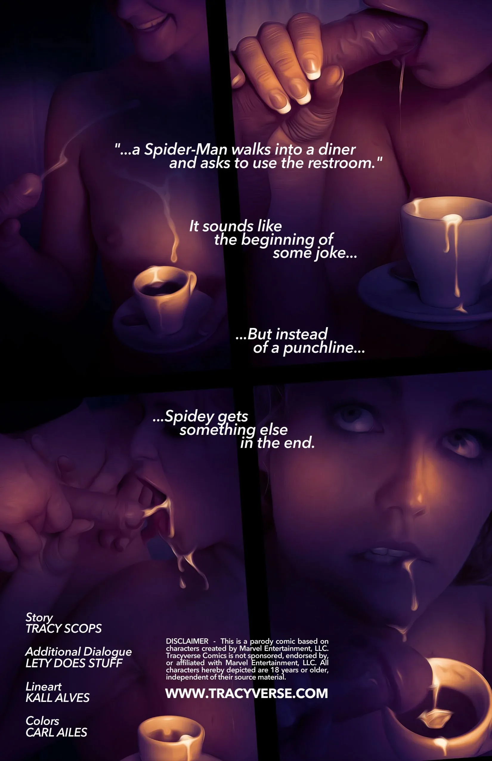 Hot Coffee (Spider-Man), 1 . Hot Coffee [Tracy Scops], page 2 of 13