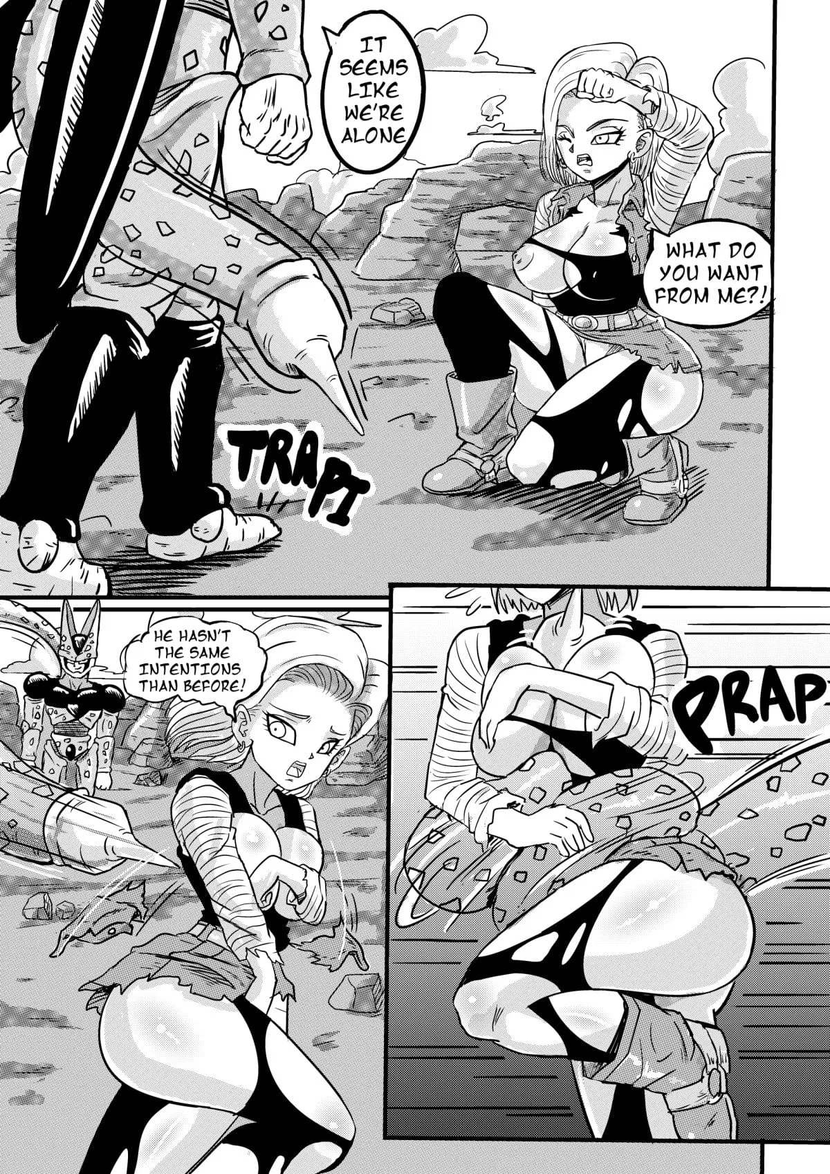 Android Fighterz (Dragon Ball Z), 1 . Android Fighterz - Chapter 1 [Pink Pawg], page 4 of 14