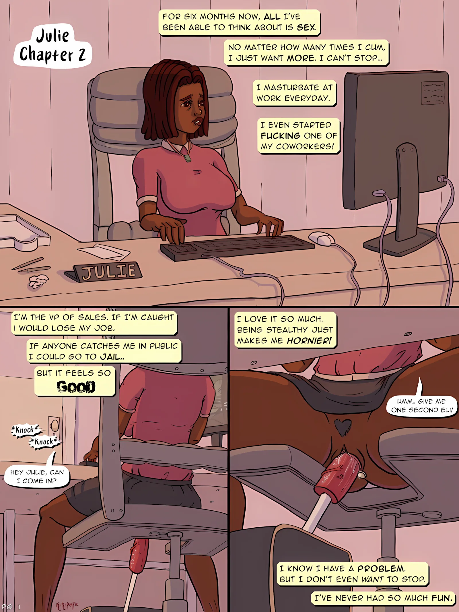 Julie’s Addiction [Kikipepe], Julie's Addiction 2, page 1 of 35