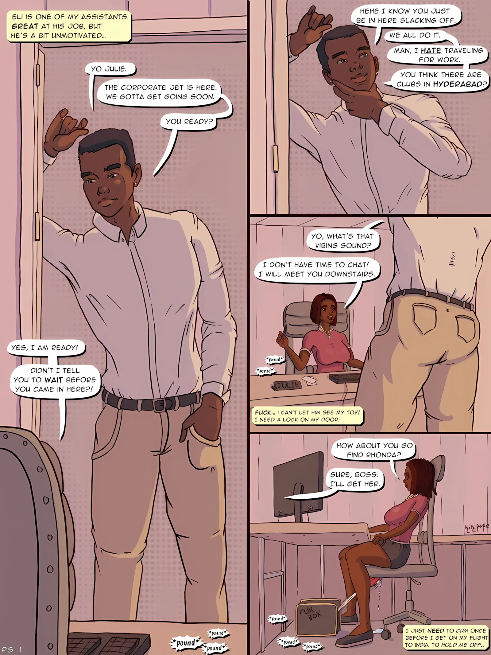 Julie’s Addiction [Kikipepe], Julie's Addiction 2, page 2 of 35