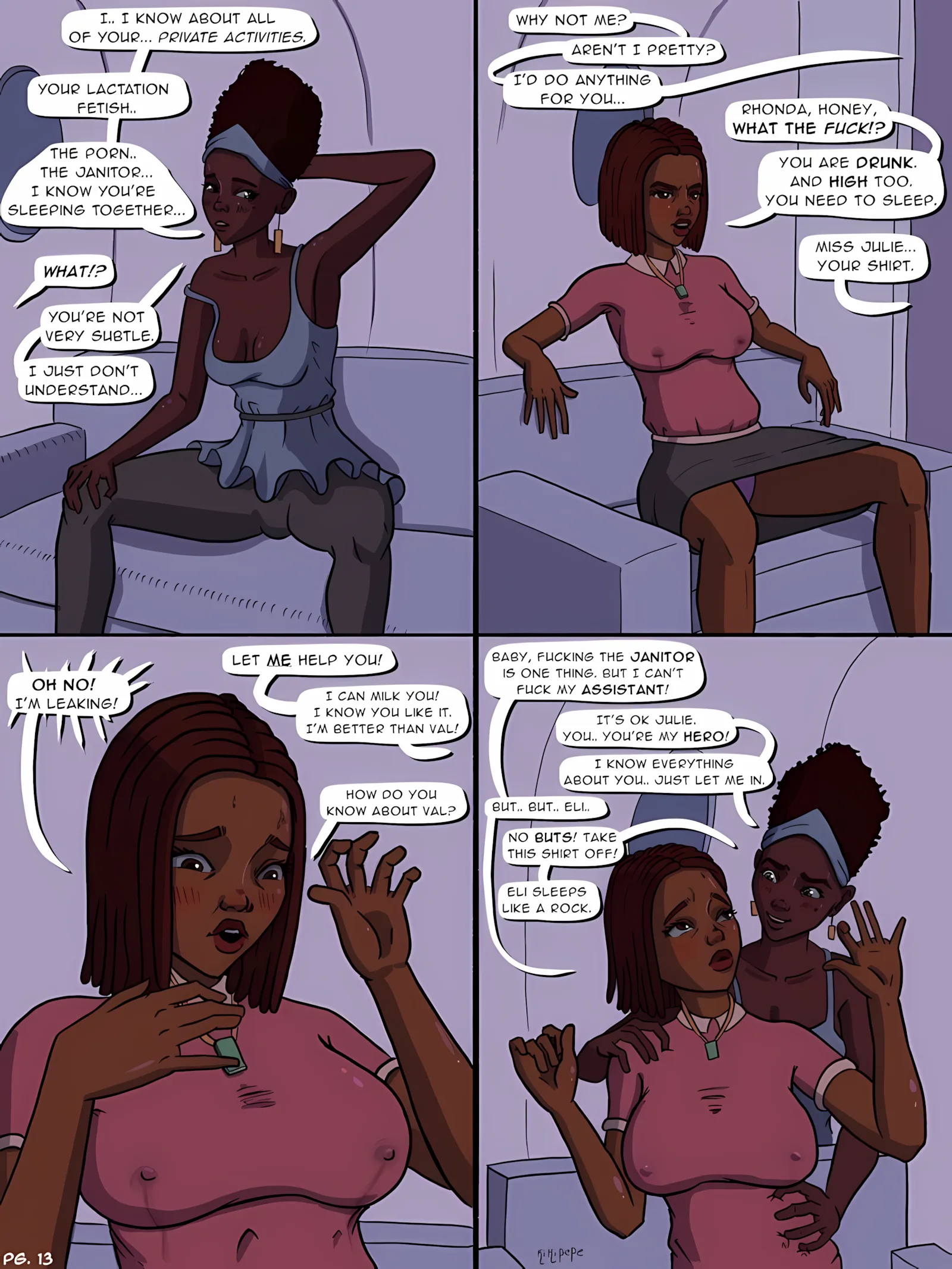 Julie’s Addiction [Kikipepe], Julie's Addiction 2, page 12 of 35