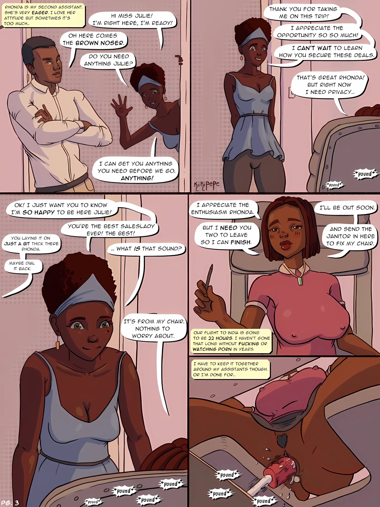 Julie’s Addiction [Kikipepe], Julie's Addiction 2, page 3 of 35