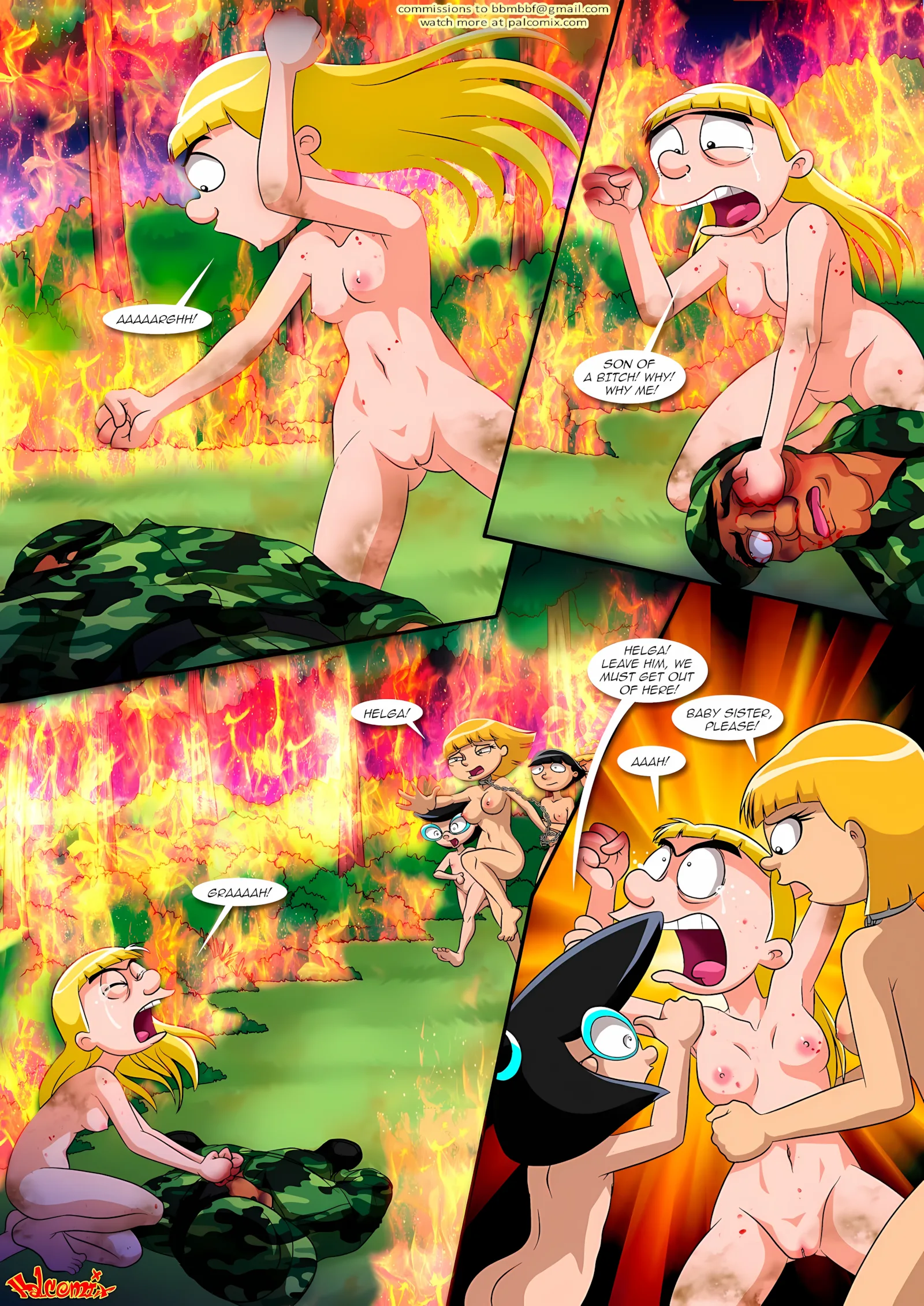 Jungle Hell (Hey Arnold!) [Palcomix], 4 . Jungle Hell - Chapter 4 (Hey Arnold!) [Palcomix], page 16 of 41