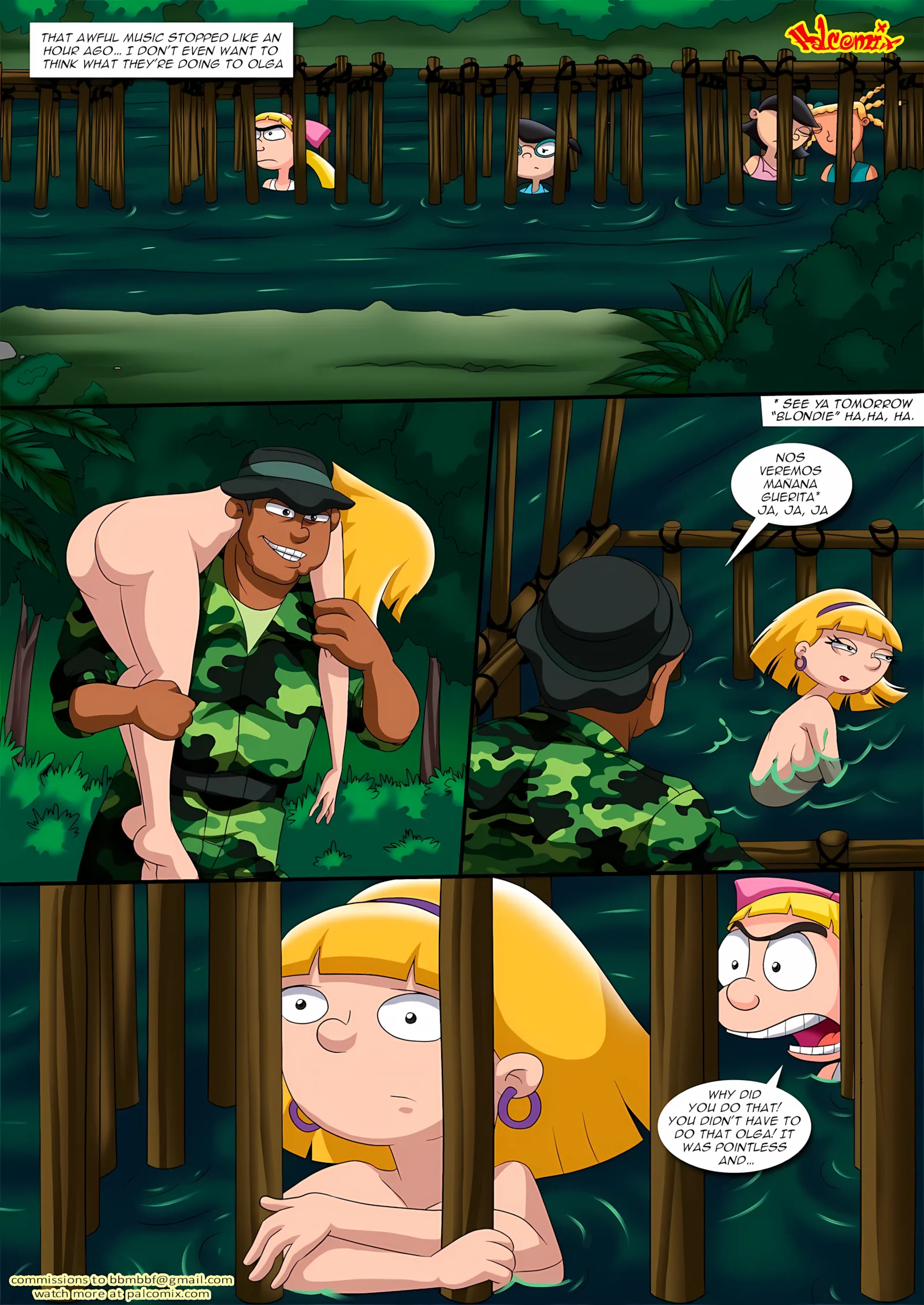Jungle Hell (Hey Arnold!) [Palcomix], 1 . Jungle Hell - Chapter 1 (Hey Arnold!) [Palcomix], page 18 of 22