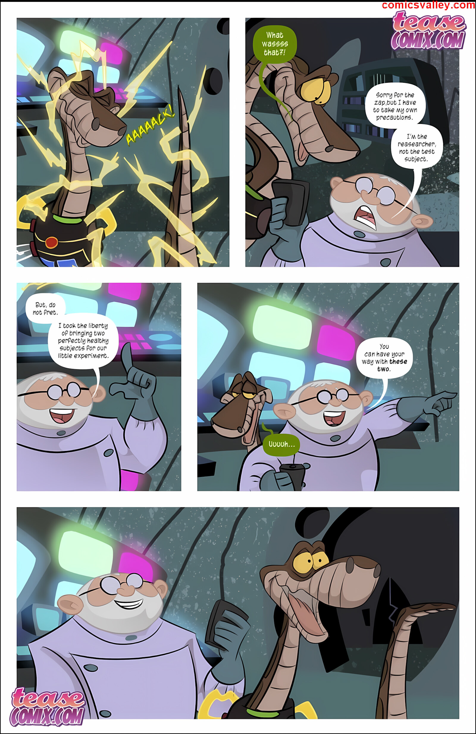 Kim Vs. Kaa [Tease Comix], Kim Vs Kaa 2 - Hypnoslut, page 29 of 32