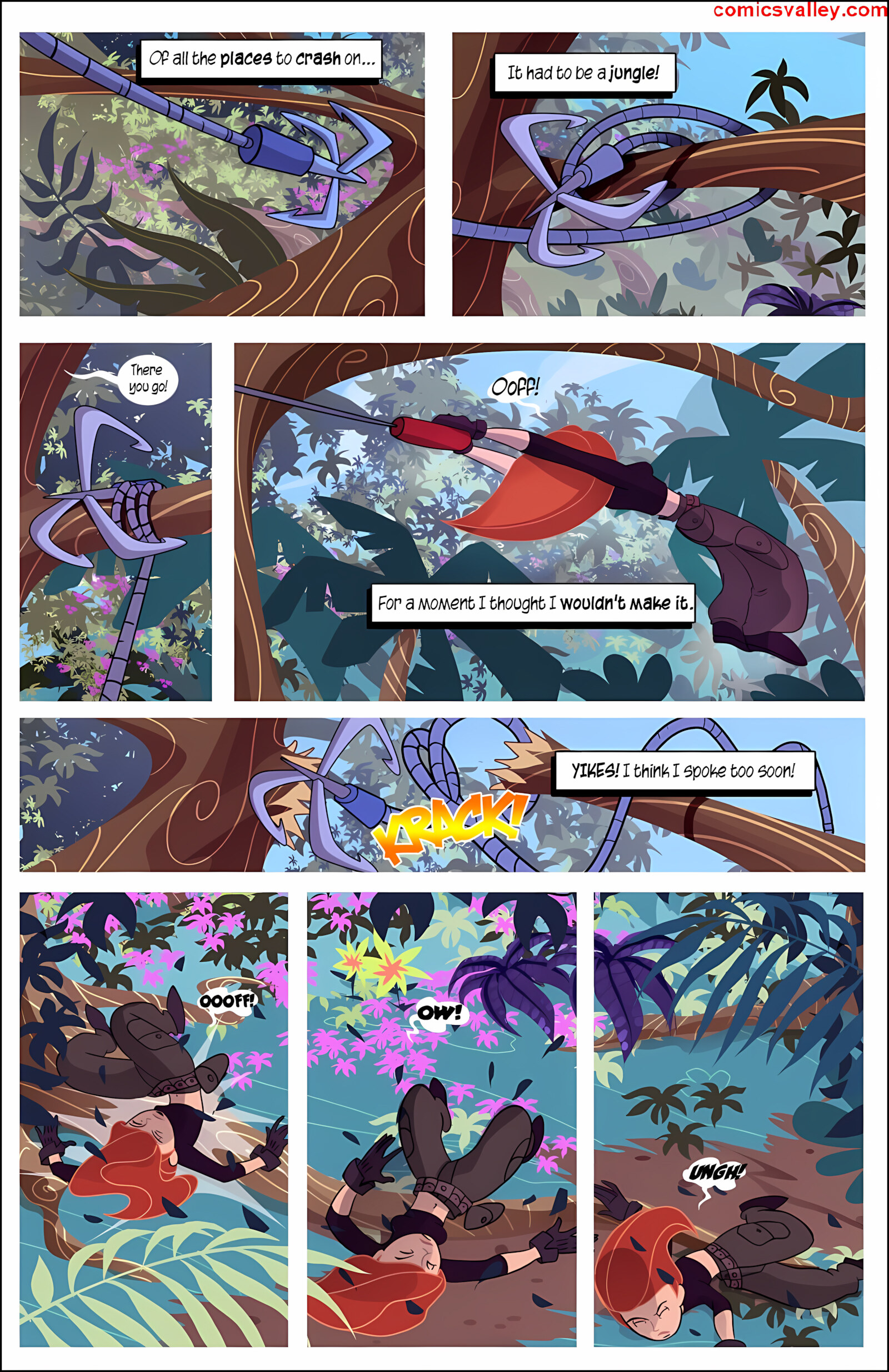 Kim Vs. Kaa [Tease Comix], Kim Vs Kaa 1 - To Coil a Spy, page 3 of 33