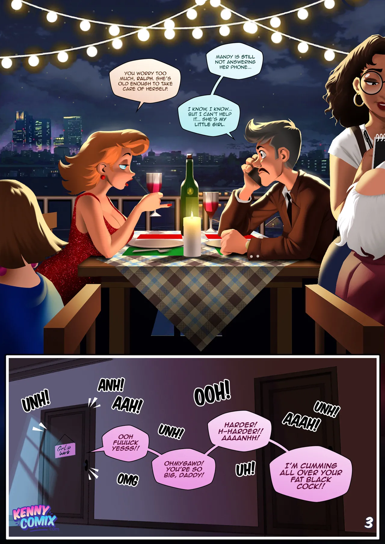 Mandy is Home Alone [Kennycomix], 1 . Mandy is Home Alone - Chapter 1, page 4 of 8
