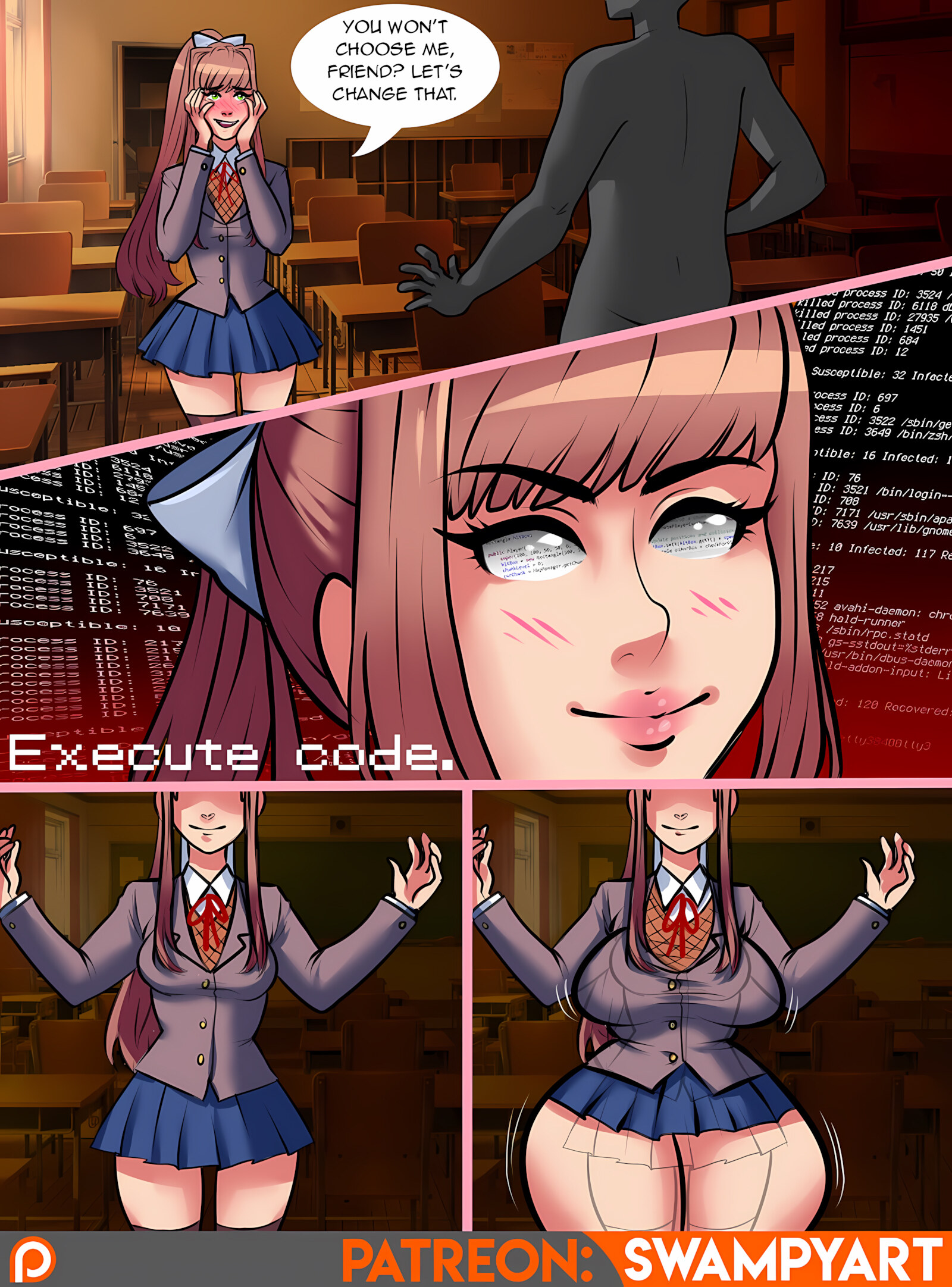 Monika’s Game of Gas [SwampyArt], Monika's Game of Gas, page 8 of 10